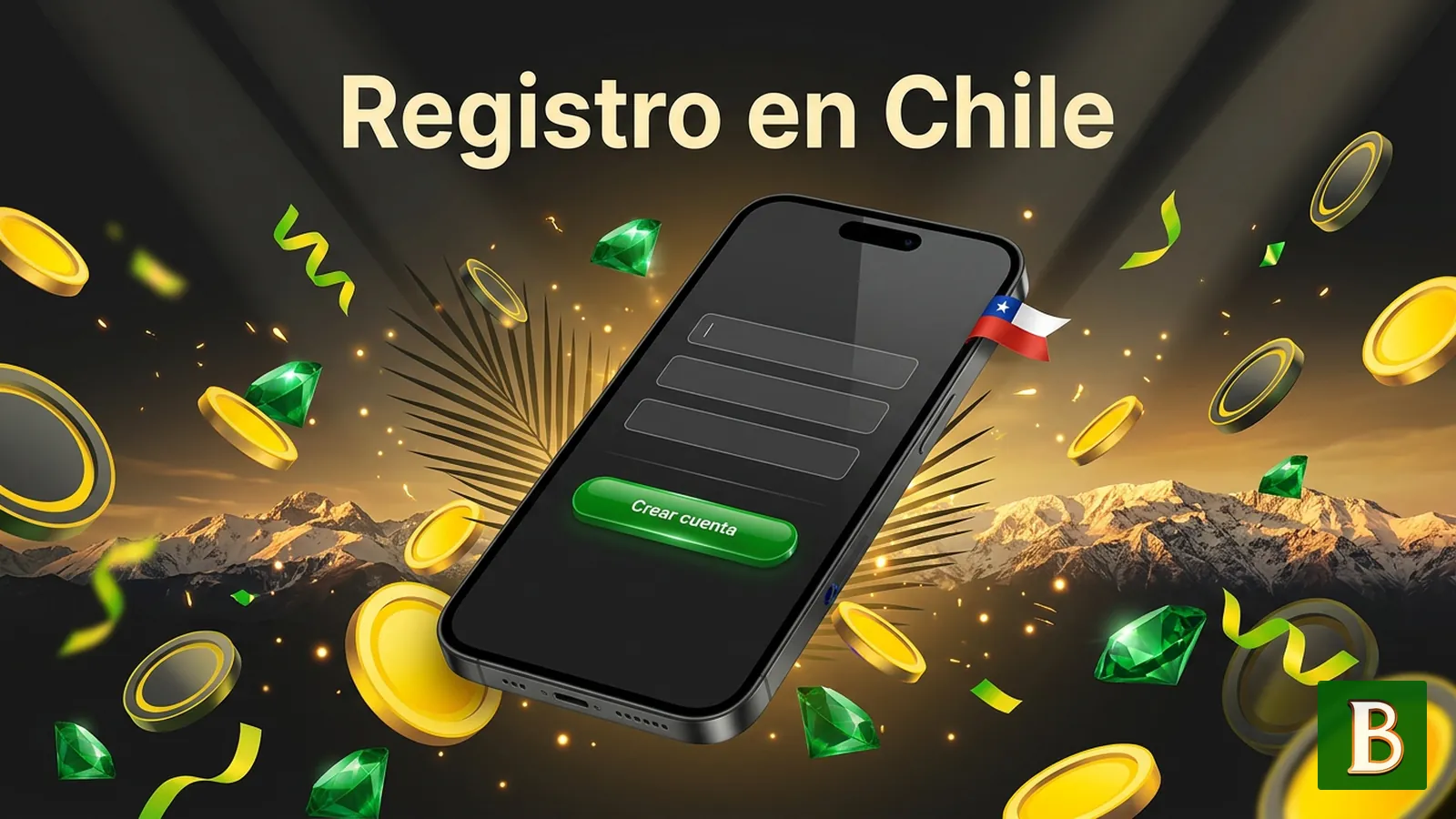 Registro en Brazino777 Chile: paso a paso con e-mail o celular